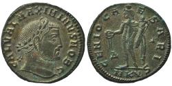 Ancient Coins - Ancient Roman coin of the Emperor Maximinus II as Caesar minted in Cyzicus