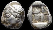 Ancient Coins - Ancient Greek silver coin from Phokaia, Ionia circa 521-478 BC