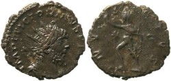 Ancient Coins - Victorinus 268-270AD Gallic Usurper -  INVICTVS
