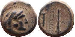 Ancient Coins - Ancient Macedonian bronze coin of Alexander III The Great 336-323 BC