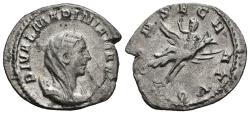 Ancient Coins - Scarce Ancient Roman coin of Mariniana - Wife of Valerian I who died before 253 AD
