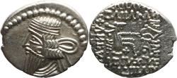 Ancient Coins - Ancient Kings of Parthia silver drachm of Vologases III 105-147 AD minted in Ecbatana