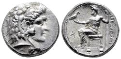 Ancient Coins - Ancient Egyptian coin of Ptolemy I Soter (General of Alexander III the Great) minted in Arados