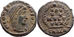 Ancient Coins - EF Ancient Roman coin of Constans as Augustus struck in Alexandria, Egypt