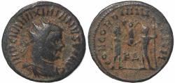 Ancient Coins - Roman coin of Maximianus antoninianus - CONCORDIA MILITVM