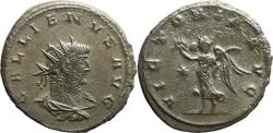 Ancient Coins - Ancient Roman coin of the Emperor Gallienus minted in Antioch - VICTORIA AVG