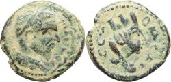 Ancient Coins - Ancient Roman Provincial coin of Macrinus minted in Edessa, Mesopotamia