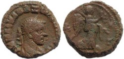 Ancient Coins - Roman Egypt - Maximianus and Nike