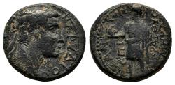 Ancient Coins - Ancient Roman Provincial coin of Claudius I 41-54 AD with Zeus minted in Aezanis, Phrygia