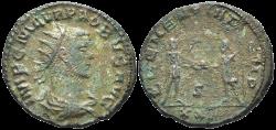 Ancient Coins - Ancient Roman coin of the Emperor Probus as Augustus minted in Antioch - CLEMENTIA TEMP