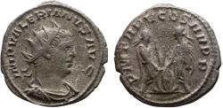 Ancient Coins - Ancient Roman silvered coin of the Emperor Valerian as Co-Augustus - P M TR P V COS IIII P P