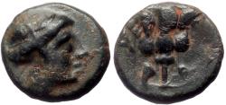 Ancient Coins - Ancient Greek coin of Rhodos, Rhodes circa 350-300 BC.