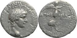 Ancient Coins - Ancient Roman Silver coin of the Emperor Nero and Divus Claudius AR Hemidrachm