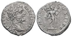 Ancient Coins - Ancient Roman silver coin of the Emperor Septimius Severus minted in Laodicea