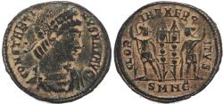 Ancient Coins - Roman coin of Constantine I - GLORIA EXERCITVS - Nicomedia
