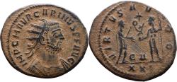 Ancient Coins - VF+ Ancient Roman coin of the Emperor Carinus with Carus