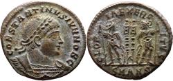 Ancient Coins - Ancient Roman coin of Constantine II minted in Antioch - GLORIA EXERCITVS