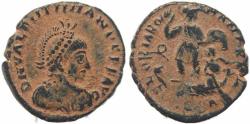 Ancient Coins - Roman coin of Valentinian II - GLORIA ROMANORVM - Constantinople