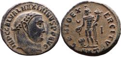 Ancient Coins - EF Ancient Roman coin of the Emperor Maximinus II as Augustus minted in Antioch