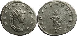 Ancient Coins - Ancient Roman coin of the Emperor Gallienus with Hercules & Club