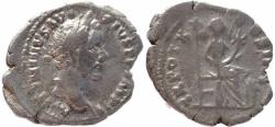 Ancient Coins - Roman coin of Antoninus Pius AR silver denarius - TR POT XX COS IIII