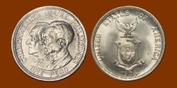 Us Coins - Philippines as US Territory, One Peso. Sitting US President (FDR) on US Mint Issue.