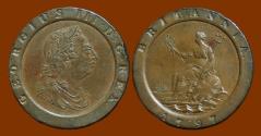 World Coins - Great Britain, George III, 2 Pence "Cartwheel" Superb Example, Provenance.