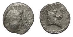 Ancient Coins - SELEUKID EMPIRE: Antiochos I. circa 266-261 BC. AR Hemidrachm. Ai Khanoum mint