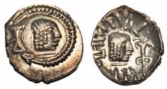 Ancient Coins - ARABIA, Southern. Himyar. Tha'rān Ya'ūb Yuhan'im. AD 175-215. AR Unit, Raydan mint.