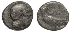 Ancient Coins - BAKTRIA, Pre-Seleukid Era. Circa 285-278 BC. AR Drachm. 'Eagle Series'