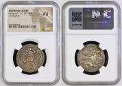 Ancient Coins - SASANIAN EMPIRE: Yazdegerd I. Circa 399-420 AD. AR Drachm. NGC AU