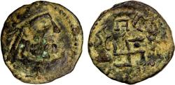 Ancient Coins - INDO-SKYTHIANS, Pāratarājas. Vijayapota. Circa AD 400. AE Didrachm