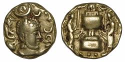 Ancient Coins - INDO-SASANIAN: Yazdgard I. 5th-7th Century AD. Pale Dinar. Mint: Sind