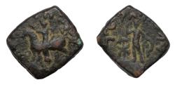 Ancient Coins - INDO-SKYTHIANS: Mujatria, circa 1-20 AD. AE Square Unit