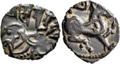 Ancient Coins - HINDU SHAHIS (Kabul Shahis): Samanta Deva. Circa 850-1000 AE Jital