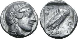 Ancient Coins - ANCIENT GREEK: Athens, circa 4th-5th century BC. Mint in Levantine or Arabia Region AR Tetradrachm