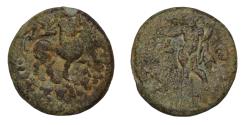 Ancient Coins - INDO-SCYTHIANS, Northern Satraps. Rajuvula, circa 25-15 BC. Lead Unit