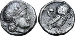 Ancient Coins - BAKTRIA, Pre-Seleukid Era: circa 323-240 BC. AR Didrachm (8.01g). 'Athenian Series' mint in the Oxus region.