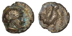 Ancient Coins - BAKTRIA, Sophytes. 246-235 BC. AR Drachm Attic standard. mint in the Oxus Region