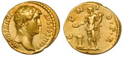 Hadrian Augustus. AD 117-138. AV Gold Aureus. Rome mint.