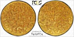 World Coins - Seljuk Empire: The Three Brothers, AV Gold Dinar. Mint: Konya dated 648H PCGS Graded MS62