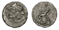 Ancient Coins - SELEUKID EMPIRE: Antiochos I. 266-261 BC. AR Hemidrachm. Aï Khanoum mint.