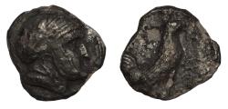 Ancient Coins - BAKTRIA, Sophytes. 246-235 BC. AR Drachm Attic standard. mint in the Oxus Region.