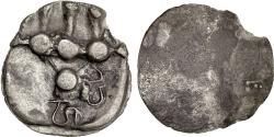 Ancient Coins - HUNNIC TRIBES, Sind. AR Damma circa 600-700. with two Brahmi characters "HA PI"