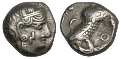 Ancient Coins - ARABIA: Saba. 4th-2nd centuries BC. AR Unit, Arabian imitation of Athens