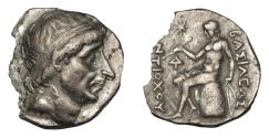 Ancient Coins - SELEUKID EMPIRE: Antiochos II Theos. 261-246 BC. AR Drachm, Ai Khanoum mint