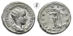 Ancient Coins - (VIDEO incl.) ★ R! Type ★ GORDIANUS III, RIC 5, Date 238-239 AD, Silver Antoninianus Rome, Victory (1st issue)
