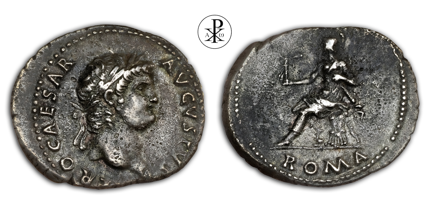 (VIDEO incl.) RR! STRONG PORTRAIT! NERO, RIC 55, Date 64-65 AD, Silver  Denarius Rome, Roma