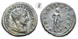 Ancient Coins - (VIDEO incl.) ★ R! Portrait ★ GORDIANUS III, RIC 95, Date 241-243 AD, Silver Antoninianus Rome, Hercules (4th Issue)