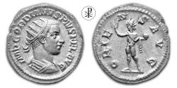 Ancient Coins - ★ R! Antioch ★ GORDIANUS III, RIC 213, Date 242-244 AD, Silver Antoninianus Antioch, Sol, Oriens Augusti